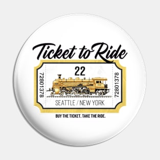 Ticket to Ride Pin