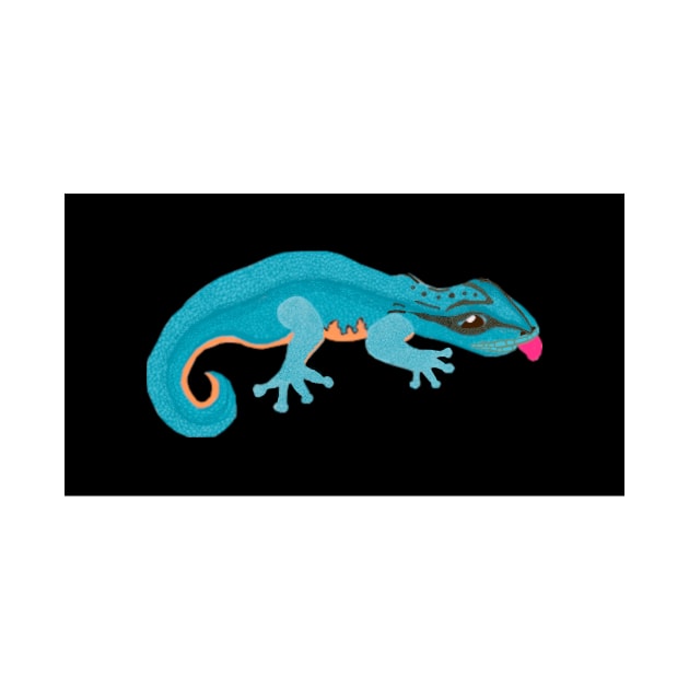 Turquoise Gecko by ICArtist