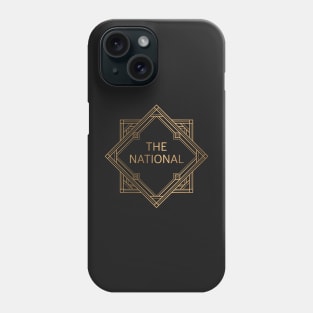 The National Band Logo Art Deco Phone Case