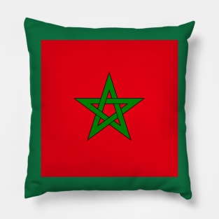 Morocco flag Pillow