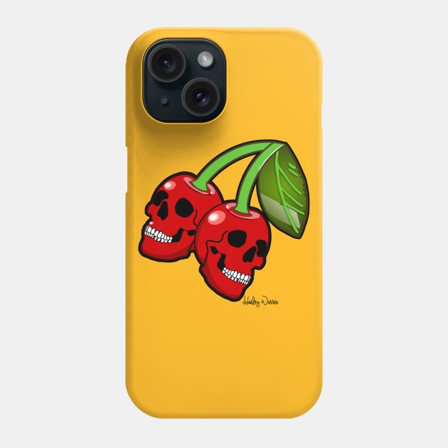 Three Cherries Win!! Phone Case by Harley Warren