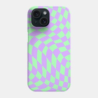 Warped Checkerboard Phone Case