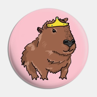 Little Miss Princess Capybara Pin