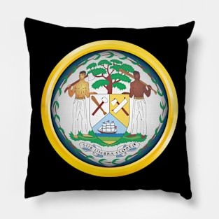 Belize State Flag Pillow