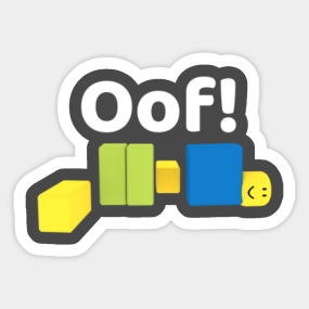 Roblox Oof Stickers Teepublic - stickers de roblox