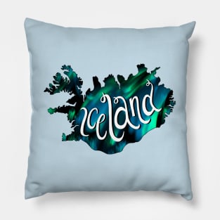 Iceland Northern Lights Pillow