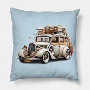 Classic car Pillow