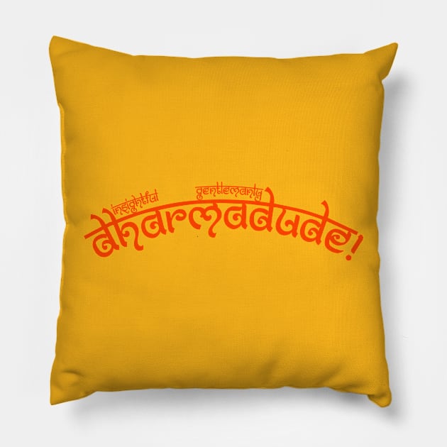 DharmaDude Pillow by synaptyx