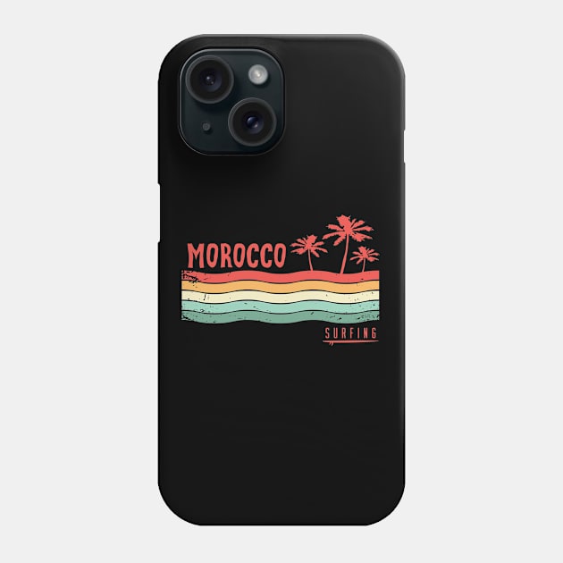 Morocco surfing Phone Case by SerenityByAlex