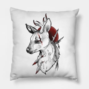 Dead deer Pillow