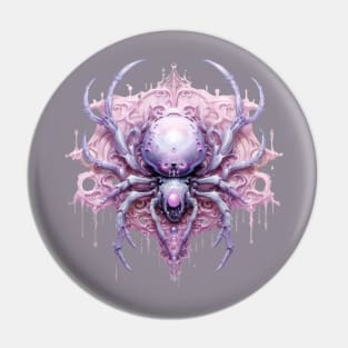 Pastel Goth Creepy Cute Spider Pin