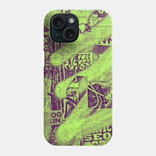 Fluo Green Graffiti NYC Street Art Phone Case