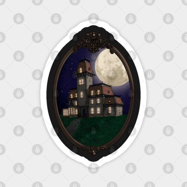 Addams Manor ~ The Addams Family Magnet by Ruxandas