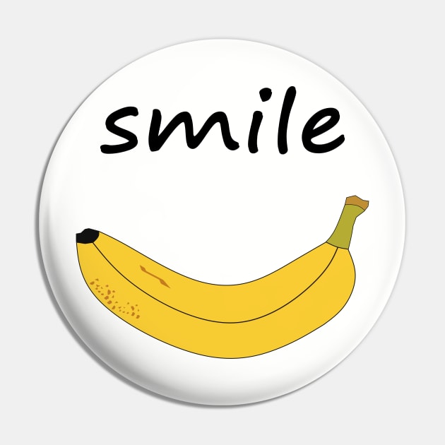 The Smile is Banana Pin by Clara switzrlnd