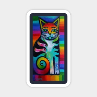 Rainbow kitty 2 Magnet