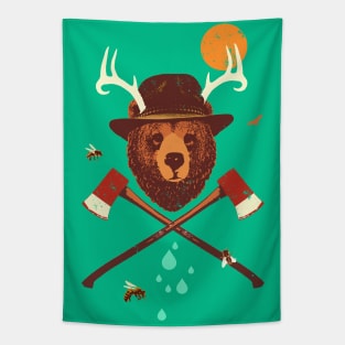 FOREST BEAR Tapestry