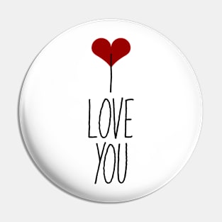 I Love You Pin