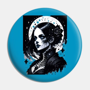 Zombie Girl Pin