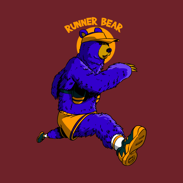 Runner Bear by TomiAx