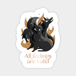 Cerberus - Black and Gold Magnet