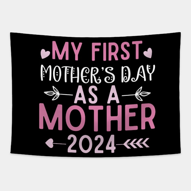 first mothers day 1st mothers day family mothers for mom Tapestry by Emouran