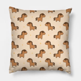 Horse Cute Animal Pattern Pillow