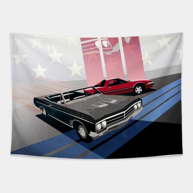 Buick Duo Tapestry by TheArchitectsGarage