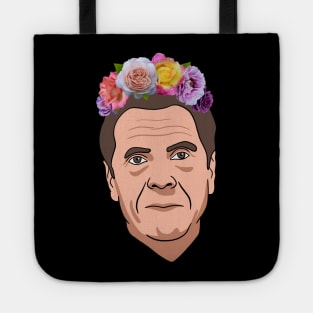 Andrew Cuomo With Flower Crown Tote