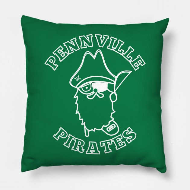 Pennville Pirates Pillow by ScarredProject