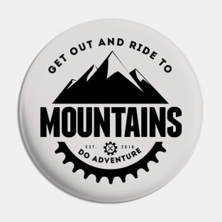 Ride to Mountains Pin