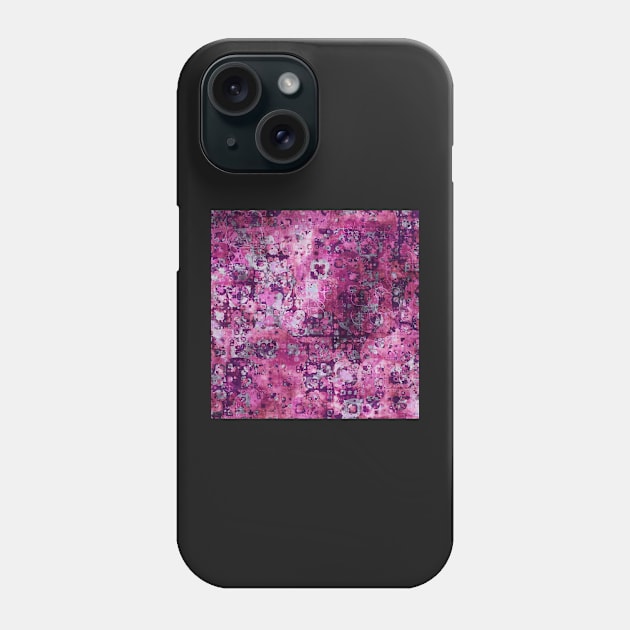 Messy Pink Foral Phone Case by KirstenStar 