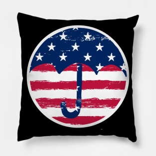 umbrella academy - american flag Pillow