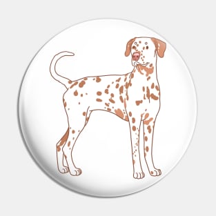 Lemon Dalmatian Pin