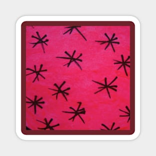 Abstract Fluoro 14 Magnet