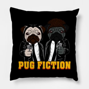 Pug Fiction Pillow