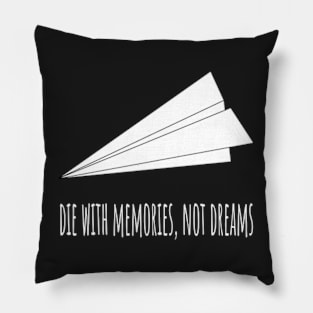 Motivation saying paper plane Pillow