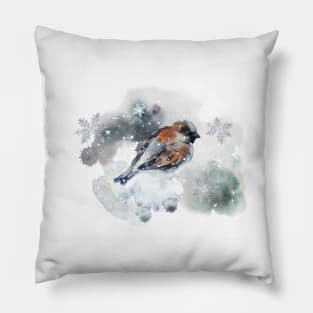 Winter Bird No. 1 Pillow