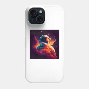 A Celestial Adventurer in the cosmos Phone Case