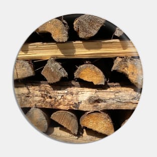 Firewood Nature Forest Camping Pin