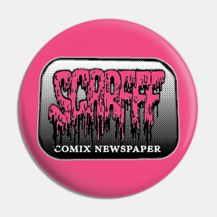 SCARFFF COMIX NEWSPAPER Pin