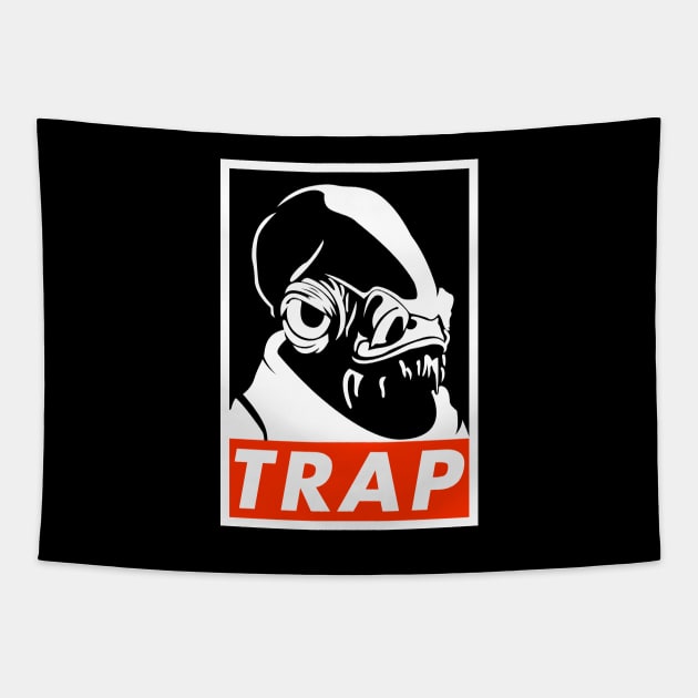 Obey Ackbar Tapestry by scribblejuice