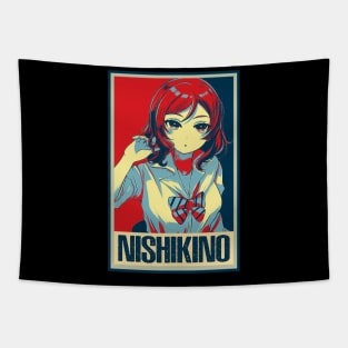 Honoka Kousaka's Energetic Ensemble Tee Tapestry