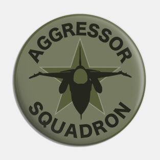 Aggressor Squadron (subdued) Pin