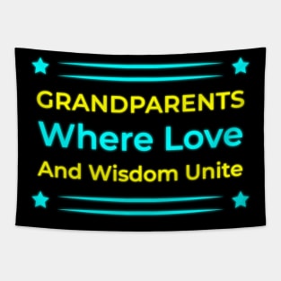 Grandparents: Where Love and Wisdom Unite Tapestry