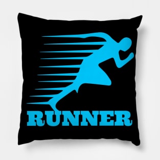 Running day,running passion. Pillow