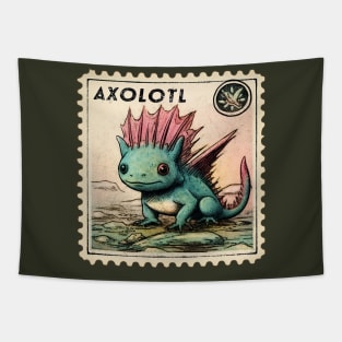 Axolotl Stamp Tapestry