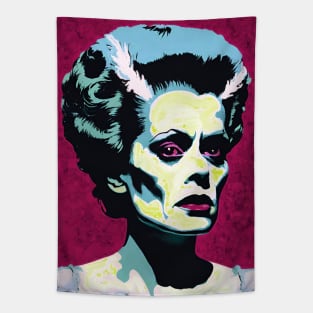 Bride of Frankenstein Severe Looks Tapestry