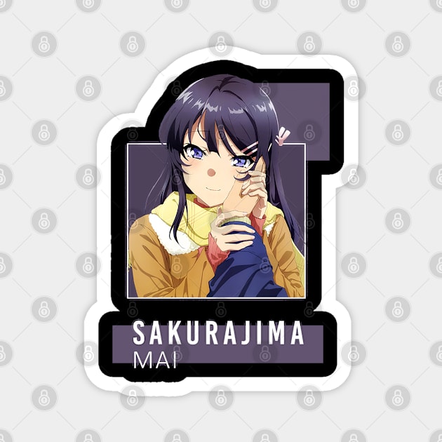 Mai Sakurajima Magnet by EhsanStore