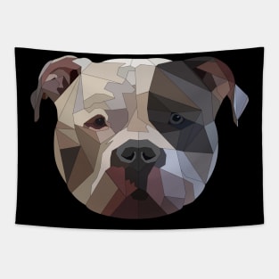 Dog American Staffordshire Terrier Low Poly Type Tapestry