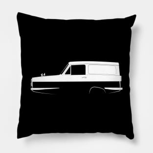 Reliant Regal Supervan III Silhouette Pillow